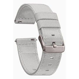 GadgetWraps 18mm Nylon Watch Band with Quick Release Pins – Compatible with Speidel, Daniel Wellington, Wristology – 18mm Nylon Watch Band (Fog, 18mm)