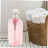 iplusmile Square Refillable Liquid Bottle Dispenser with Pump Versatile Hand