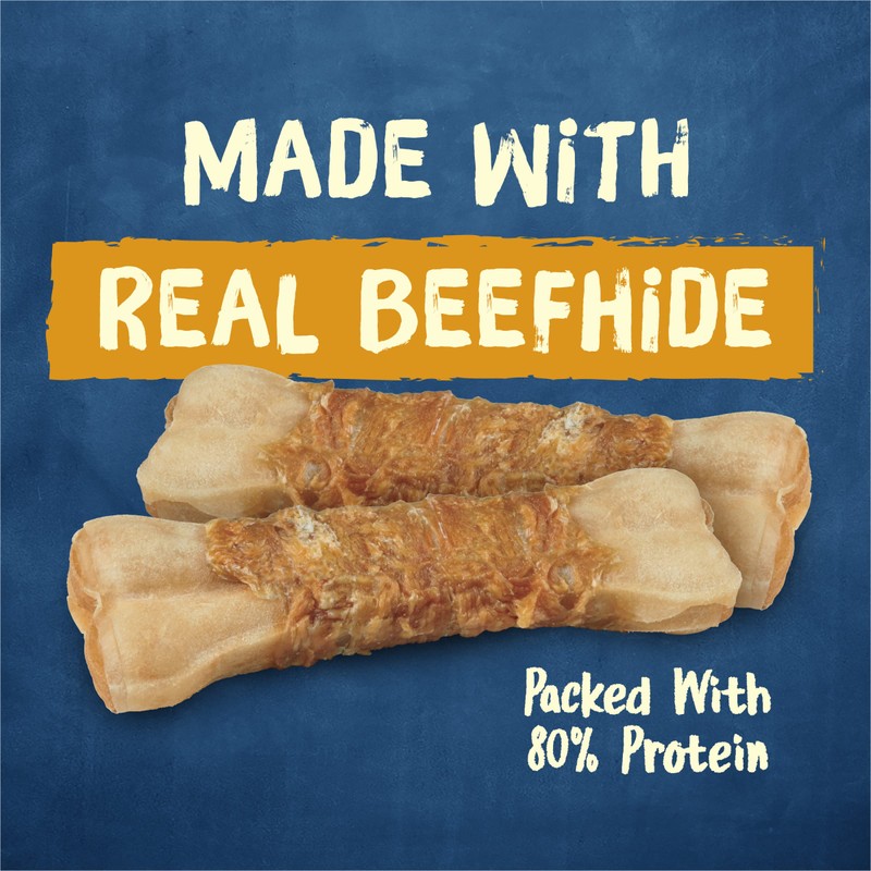 Purina Busy Bone Jerky Wraps Grain Free Small/Medium Breed Beefhide