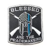 Thin Blue Line Blessed are The Peacemakers Patch Hook &