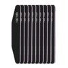 10 PCS Nail Files Set, 100/180 Grit Double-Sided Black Emery