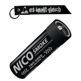 NICO Europe Smoke Grenades Smoke Body 50 Seconds on Both Sides in Red, Blue, Yellow, Green, Orange, Purple, Grey, White with Pendant (Grey)