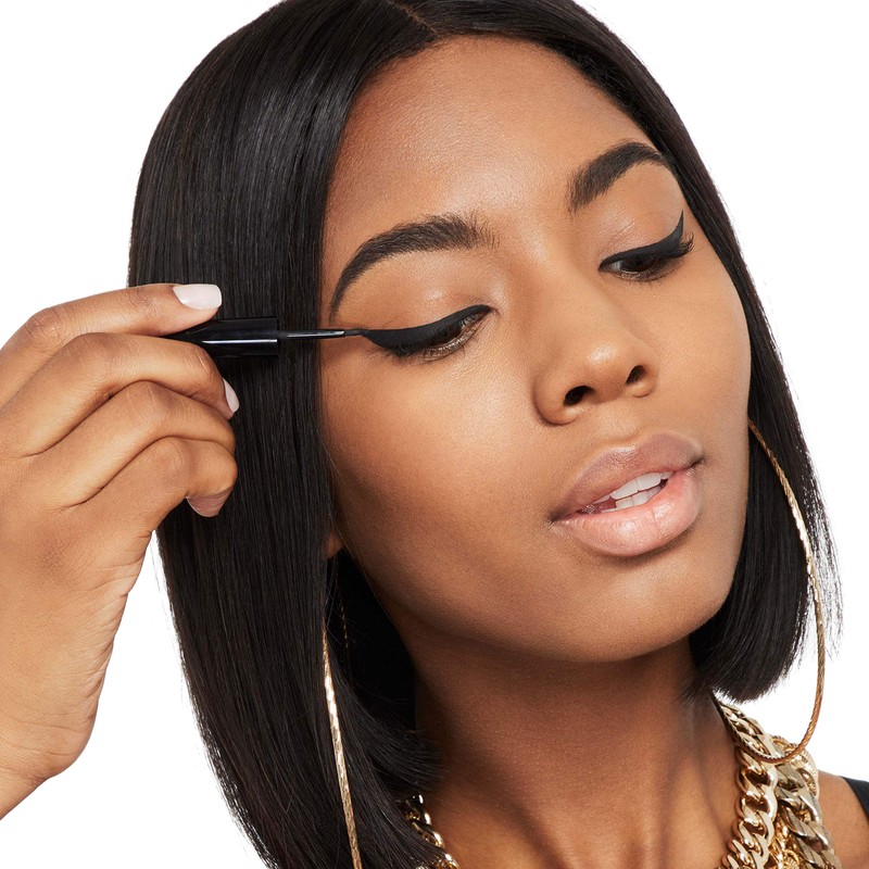 Rimmel London Scandaleyes Exaggerate Liquid Eyeliner, Intense Color, Long-Wearing, Waterproof,