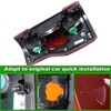 Lochnchn Tail Rear Light W/Blind Spot Compatible with 2017 2018