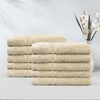 LINENOVA 100% Cotton Face Washer Towel (10 Pack) - Ultra-Soft,