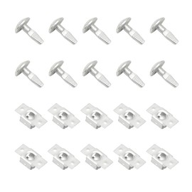 ZEALfix 10 Pairs Engine Cover Mounting Screws Aluminum Alloy Compatible with 206 207 406 407 806 807