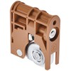 Best 0180-043 728Y Two-dimensional Adjustable Door Wheel, Y Shape, Brown