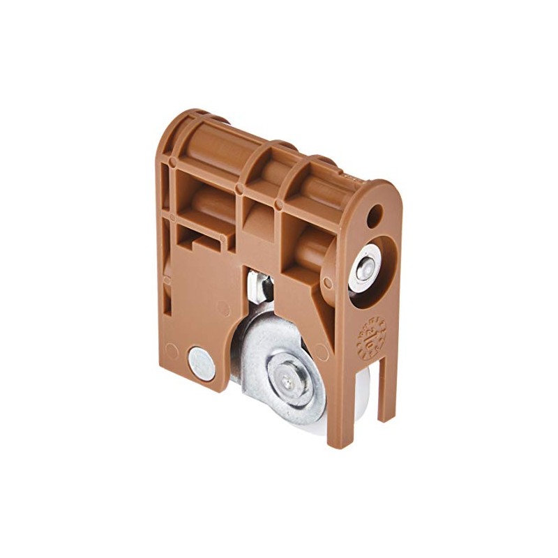 Best 0180-043 728Y Two-dimensional Adjustable Door Wheel, Y Shape, Brown
