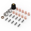 YESWELDER 24pcs Plasma Cutting Torch Consumables Sets Tip Electrode of