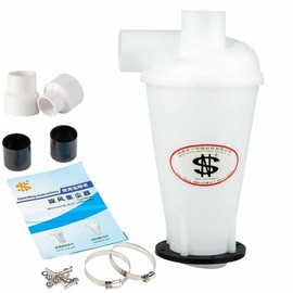 Cyclone Dust Collector SkyLife Dust Collector DIY Woodwork Tool Self-made Dust Separator Commander 【White】