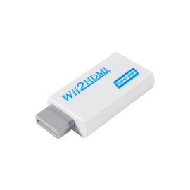 Aokin Wii to HDMI Converter, Wii to HDMI Adapter 1080P 720P Output Video with 3.5mm Audio Jack, fit for Wii Connect HDTV, Monitor - Supports All Wii Display Modes