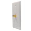 BOPLAT RCA Wall Plate 2 Port Female to Female -