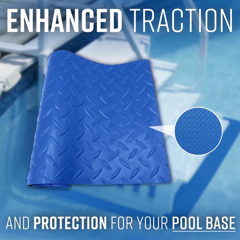 Poolzilla Swimming Pool Ladder Mat - 36" x 48" -