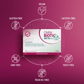 OMNi BiOTiC OMNi BiOTiC METAtox | 30 Sachets | 9 Bacterial strains | 15 Billion Bacteria per Daily dose | Powder | Vegan | for Daily use | with Bacteria for The intestinal Flora