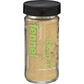 SPICELY Organic Jar Fennel Ground, 1.3 OZ