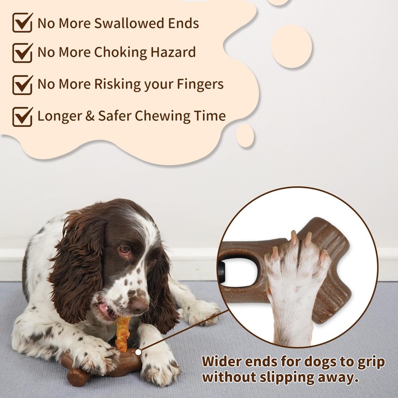JoyBruko Bully Stick Holder for Dogs - for Aggressive Chewers