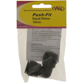 W4 Equal Elbow Connector - Black
