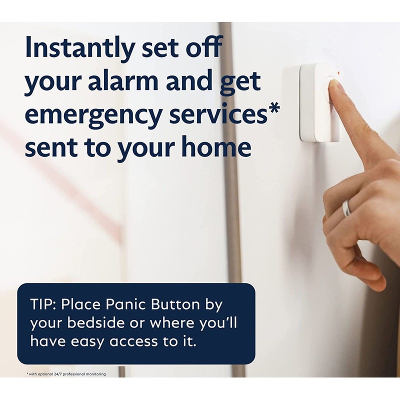 SimpliSafe Panic Button - Built-in Silent Panic Feature - Compatible