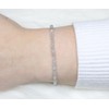 Echtes Labradorit Edelstein Armband mit facettierten 3mm Perlen - verschiedene