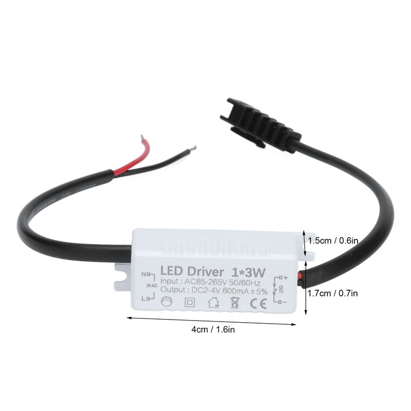 LED Driver AC 85‑265V to 2‑4V DC Power Supply Transformer