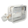 Clear Shoulder Bag PVC Zippered Waterproof Stadium Approved Purse for