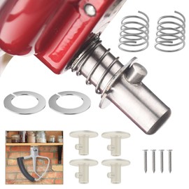 Quick Install Spring and Washer for KitchenAid Tilt-head & Bowl-lift Mixers 3.5 Quarts to 7 Quarts (2 pack), W/ 4 Set of Stand Mixer Attachment Holders