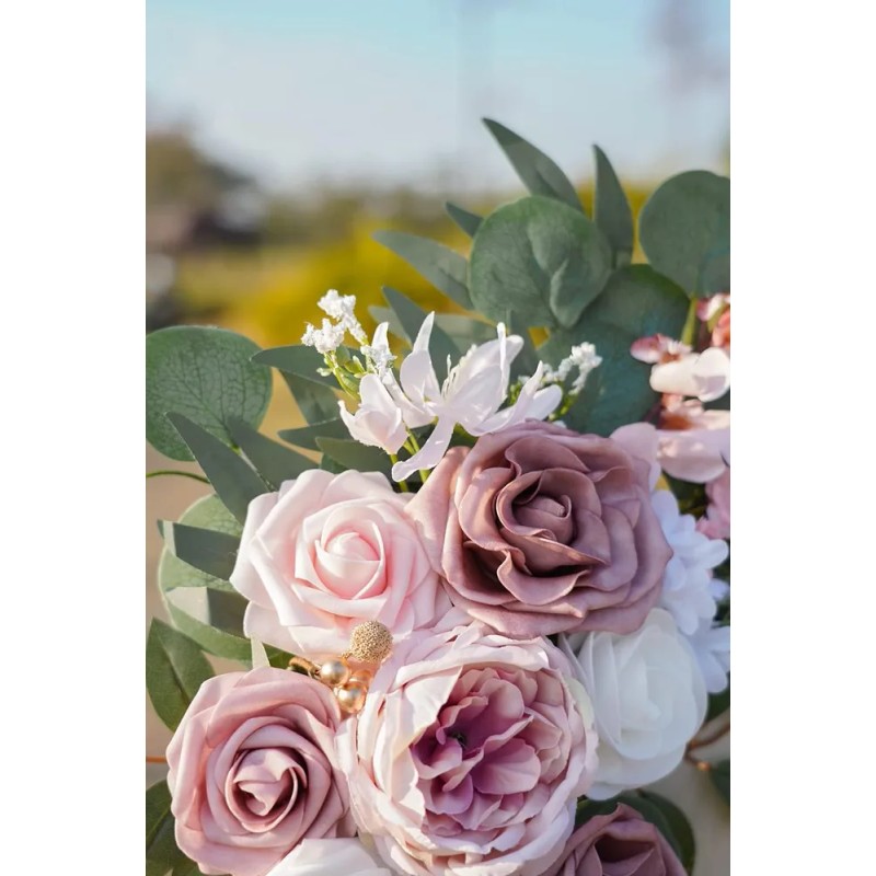 2pzs Pequeños Ramos Flores De Arco De Boda Flores Guirnalda