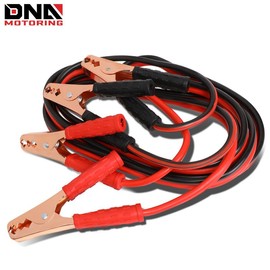 DNA MOTORING Heavy Duty Battery Booster Cable Emergency Power Jumper - Color: 4 Gauge 500 Amp 20 Ft