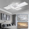 Cbhfmljd Dimmable Ceiling Light,3-Layer Square Modern Hallway Balcony Acrylic Chandelier