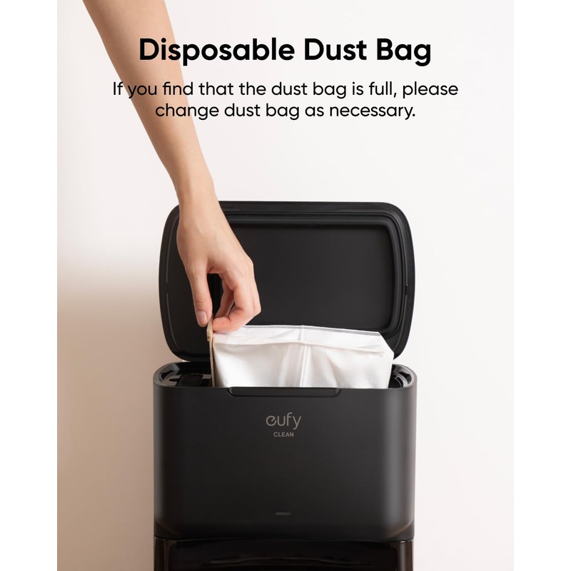 eufy 6-Pack Large Capacity Dust Bags Compatible with L60/L50 Series