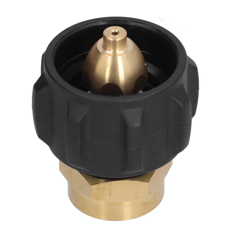 Refill Adapter 1/4in Tank Cylinder Coupler Gas Propane Regulator Valve