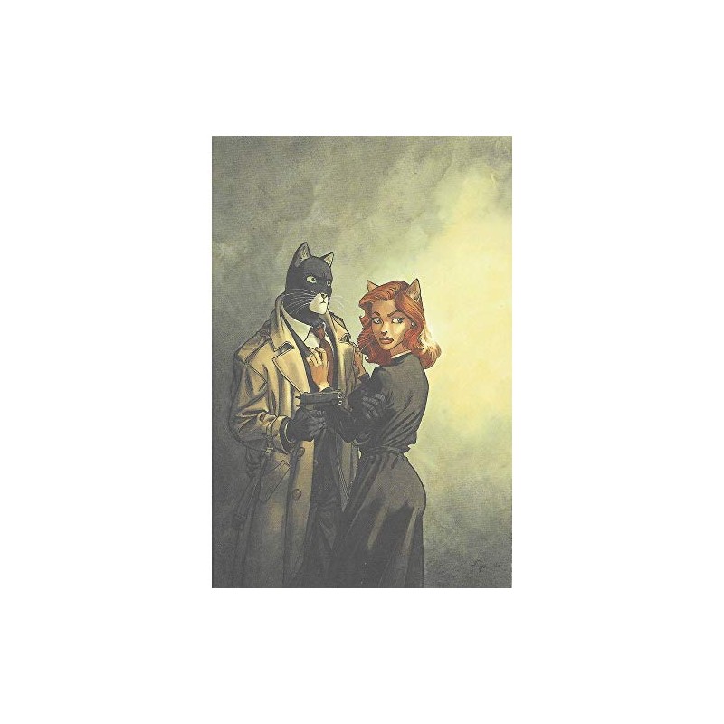 ZigZag Editions Postcard Blacksad, John and Natalia Willford (10x15cm)