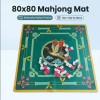 Large 800mm Mahjong Game Mat, Waterproof & Noise Reduction Pad