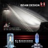 CHUSYYRAY H4 9003 LED Headlight Bulbs Kit 6000K White High