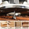 SpeTool 4 mm Shank Spiral Router Bit, Up & Down