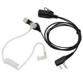 Walkie Talkies GXT1000VP4 Earpiece with Mic 2 Pin Acoustic Tube Headset Compatible with Midland LXT118 LXT500VP3 LXT600VP3 GXT1050VP4 GXT1000XB (10 Pack)