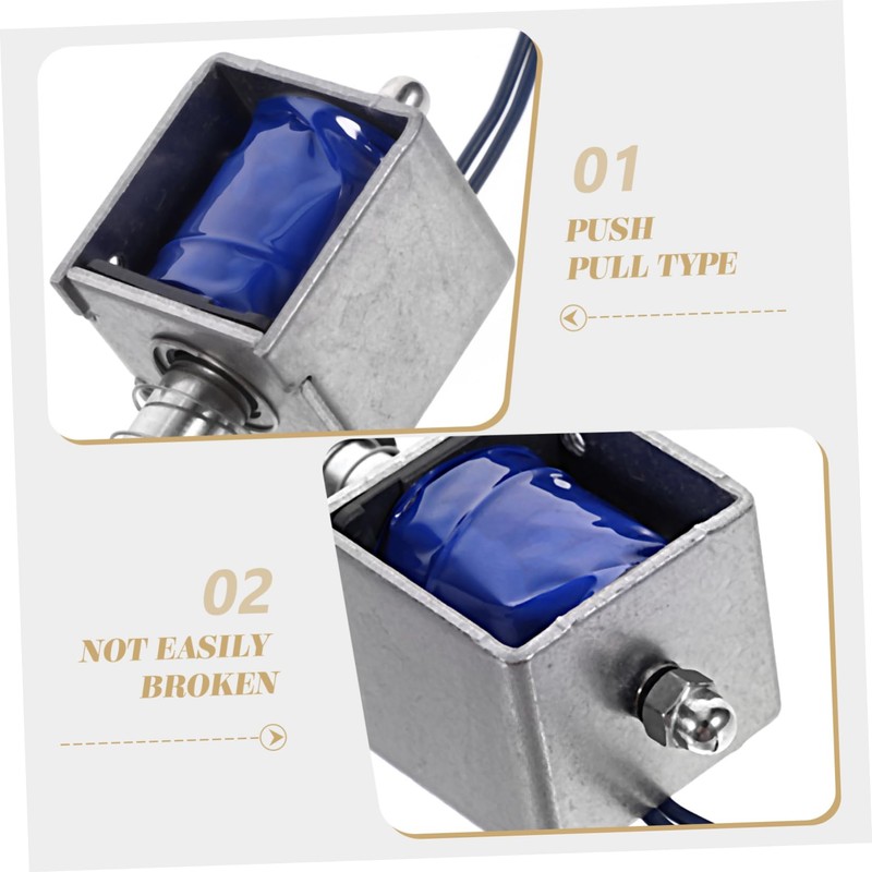 Operitacx 500,000 Cycles Solenoid Electromagnet 12v Push Pull Linear Motion