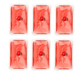 notrash2003 Pocket Warmers According to ISO 13485 Hand Warmers Heat Pads Finger Warmer Reusable Gel Pads Thermal Pads in Many Designs and Quantities (Red - Pack of 6)