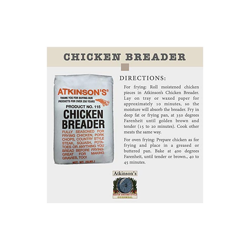 Atkinson's Enriched Chicken Breader (2) 2lb Bags