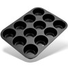 Eidoct 12 Hole Muffin Tray with PFOA Non Stick, Robust