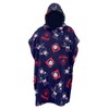 AFL Melbourne Demons Junior Youths Kids Hooded Beach Towel, Navy