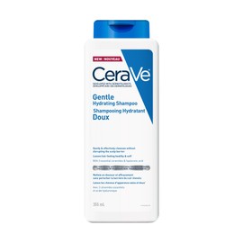 CeraVe Gentle Hydrating Shampoo for Men & Women, Gently Cleanses Hair & Scalp Without Stripping Away Moisture, Leaves Hair Feeling Healthy & Soft. Suitable for All Hair Types. 355mL