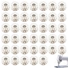 Gzcnsel 40-Pack Metal Sewing Machine Bobbins for Juki DDL-5550, 8300,