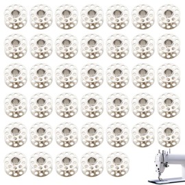 Gzcnsel 40-Pack Metal Sewing Machine Bobbins for Juki DDL-5550, 8300, 8700, 9000 – Durable #229-32909 Spools for Professional Sewing