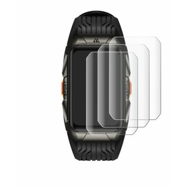 Savvies Pack of 4 Full Screen Protectors for Kospet Tank X2 Ultra Full Cover Screen Protector [3D Curved, Transparent, Anti-Fingerprint]