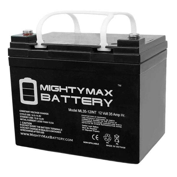 12V 35AH SLA Internal Thread Battery Replaces Scotts S1642 Lawn Mower