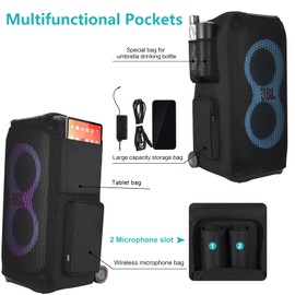 Case Compatible with JBL PartyBox Stage 320 Speaker,Portable Speaker Dust Cover Storage Bag Fits for JBL PartyBox 310 for Outdoor Travel(Cover Only