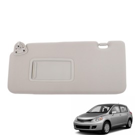 GXYWADY Sun Visor Shade Left Replacement for Versa 2007 2008 2009 2010 2011 2012 Replacement for 96401-EL31A with Mirror