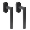 FELGNER Set of 2 window handles Messina in black, high-quality