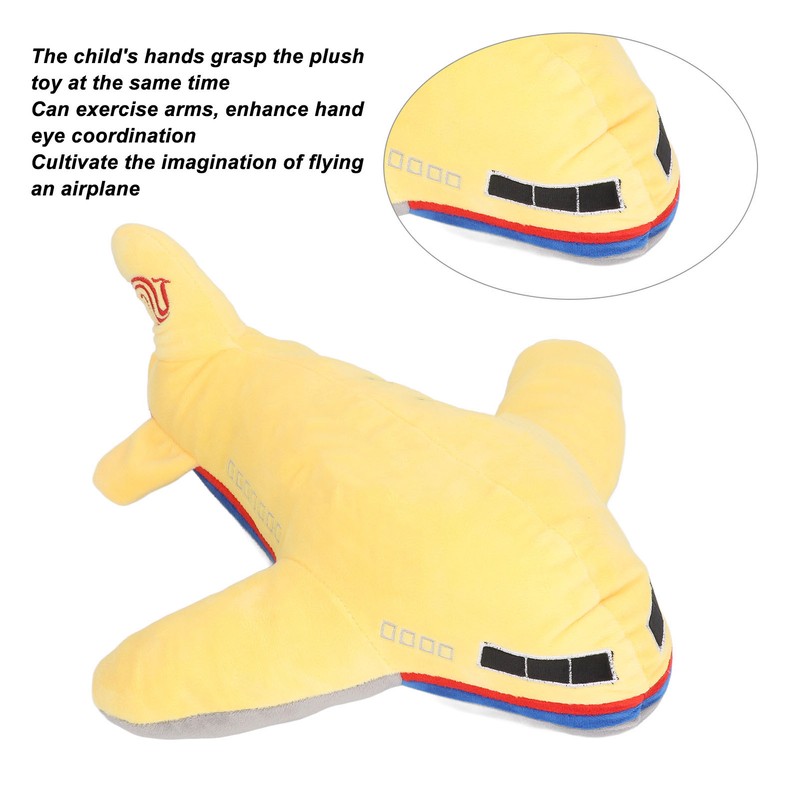 Stuffed Airplane Plush Toys Adorable Soft Comfortable Kids Toy Plane